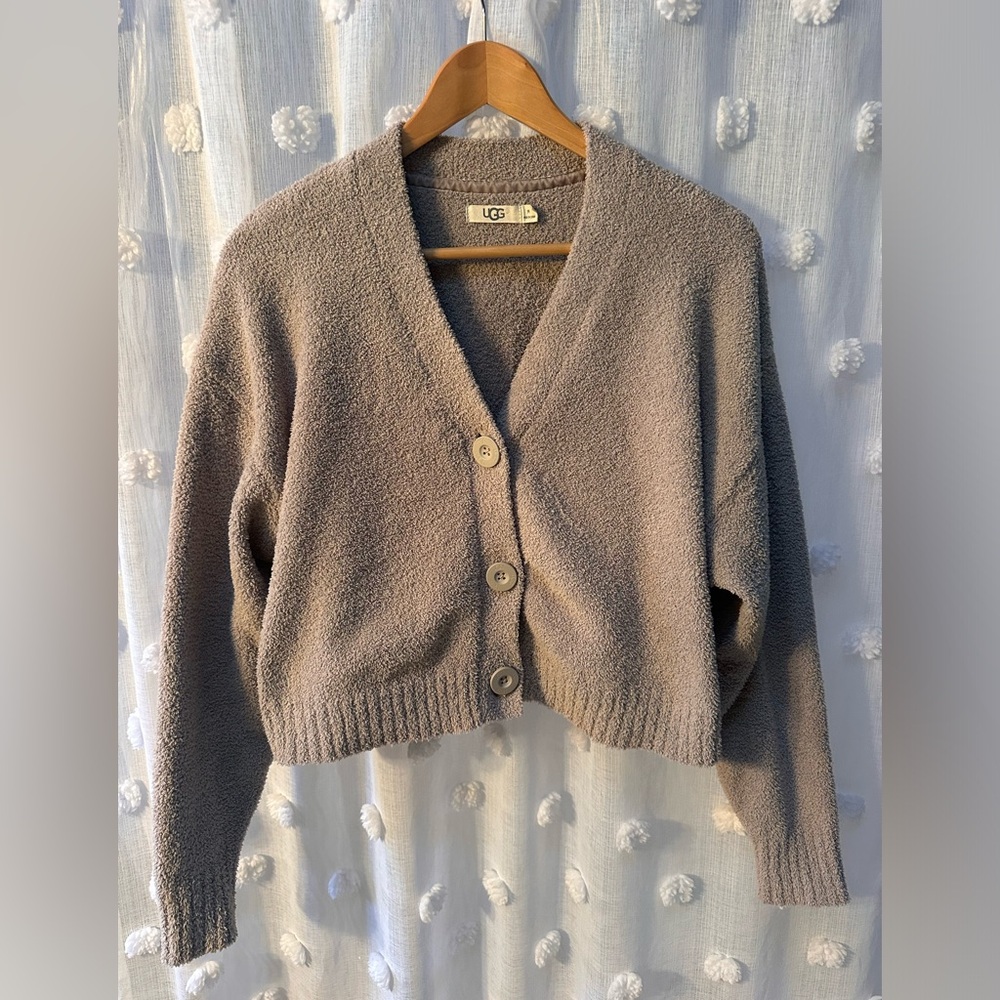 UGG Women's Soft Taupe Cardigan